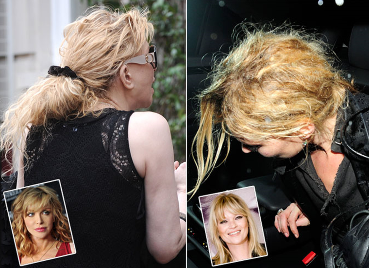 Конфузы с накладными волосами