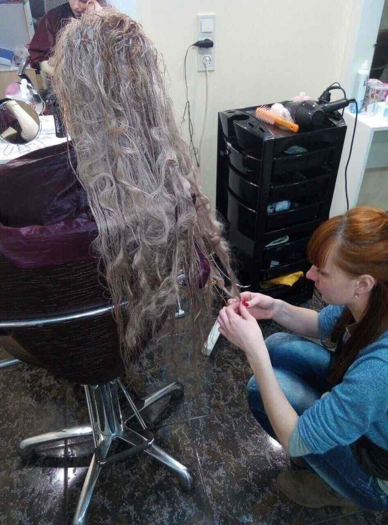 Наращивание волос Новос