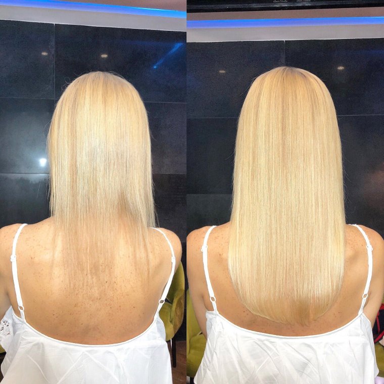 Неудачно нарощенные волосы