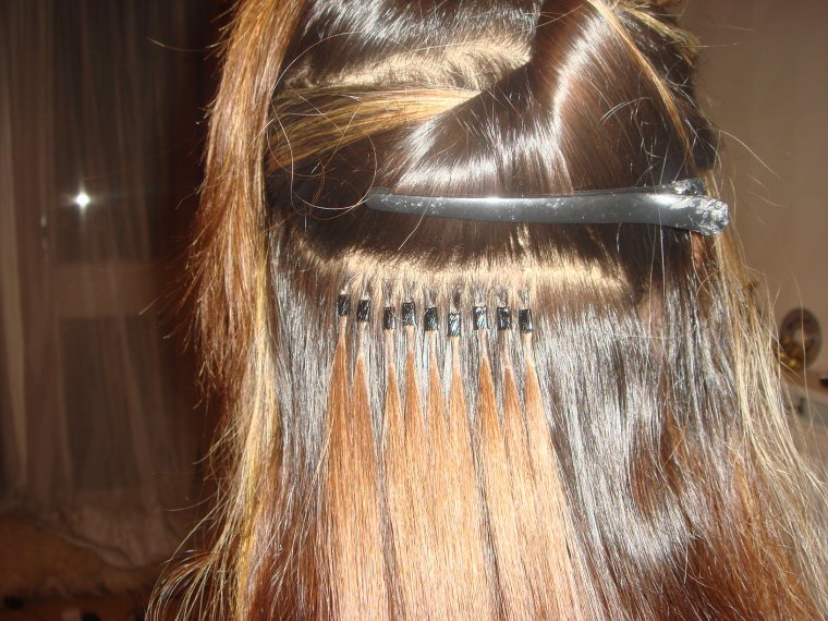 Нарощенные волосы прикол