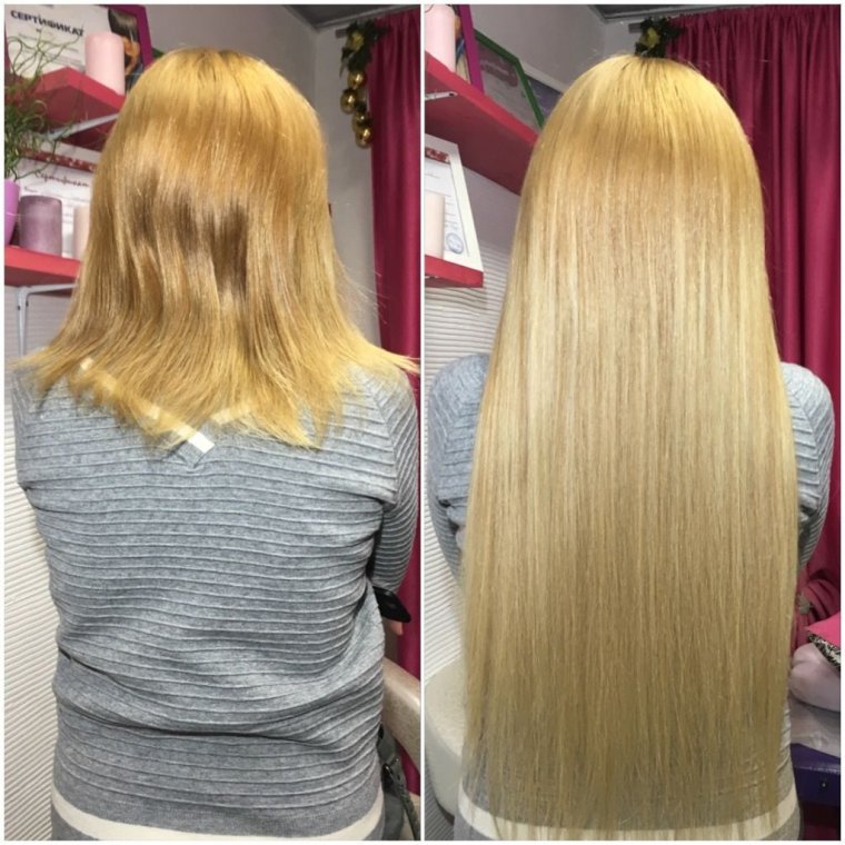 Нарощенные волосы