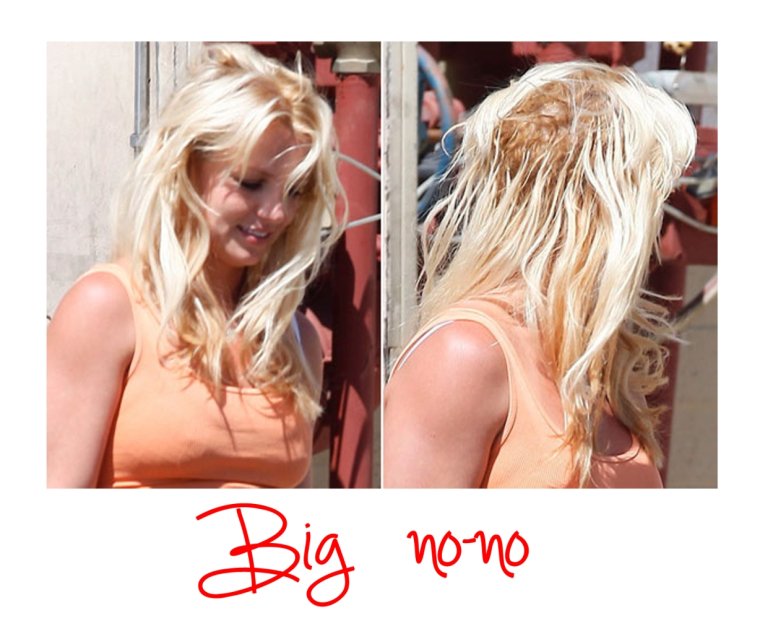 Бритни Спирс наращивание волос