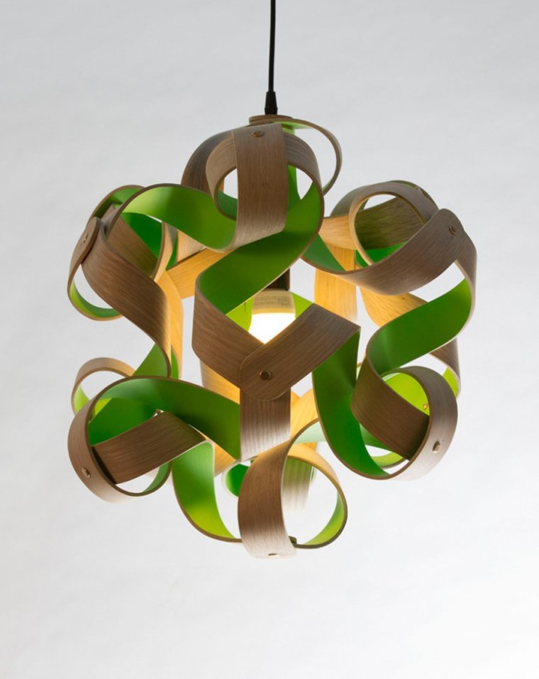 Светильник из стружки