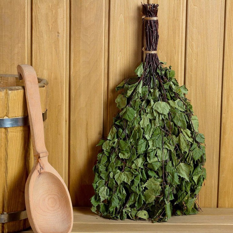 Упаковка веников для бани