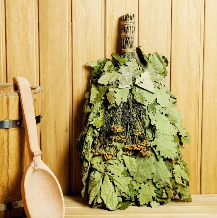 Веник банный "дуб канадский"