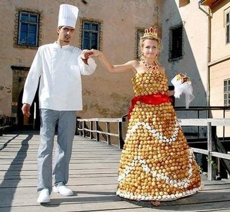 Самые необычные платья на свадьбу