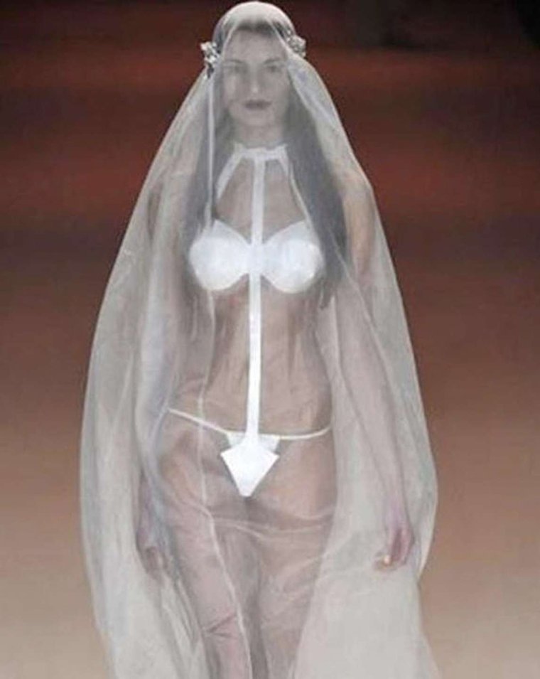 Страшное платье на свадьбу