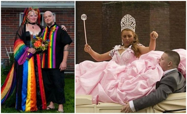 Прикольные Наряды на свадьбу