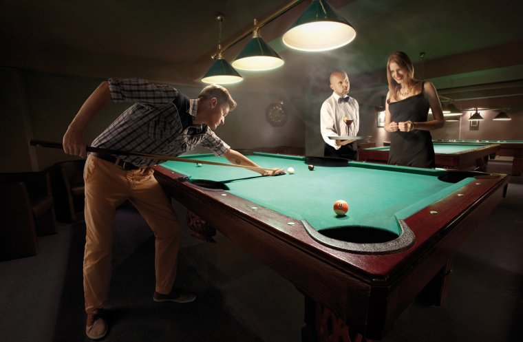 Человек с кием