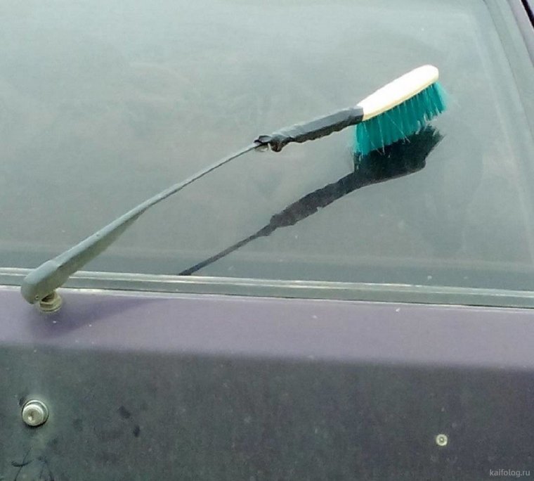 Дворник веник на машине