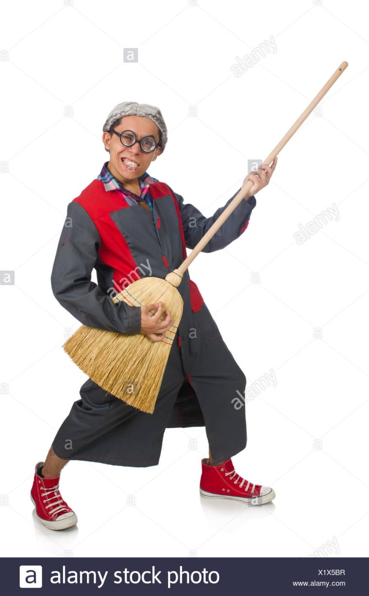 Веселый дворник