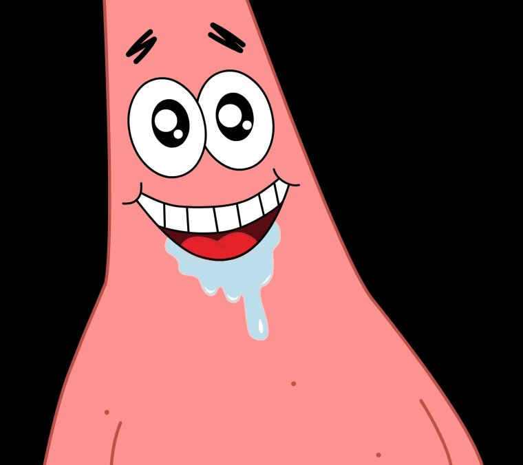 Собака с глупой мордой