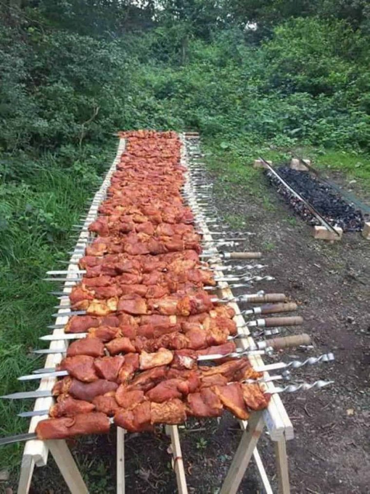 Куча шашлыка