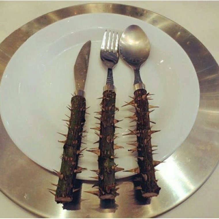 Юмор столовые приборы для похудения