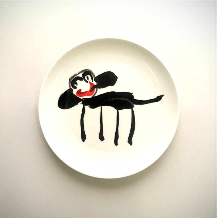 Рисунки на тарелках лёгкие детские