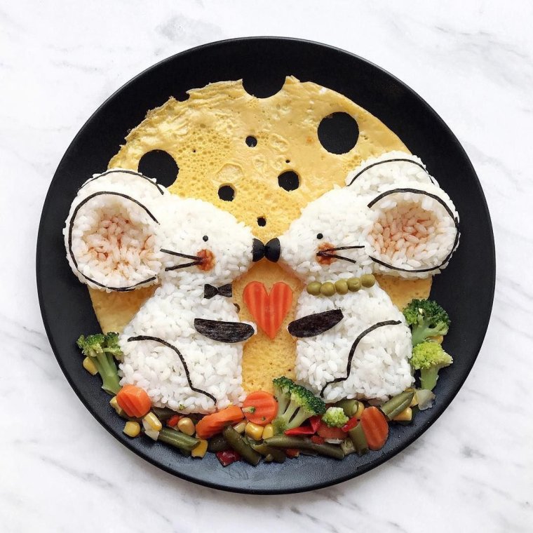 Красивая еда для детей