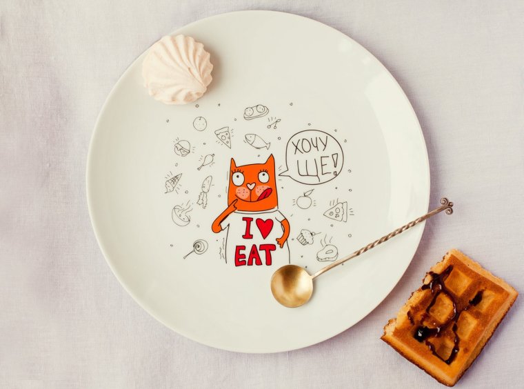 Забавная тарелка