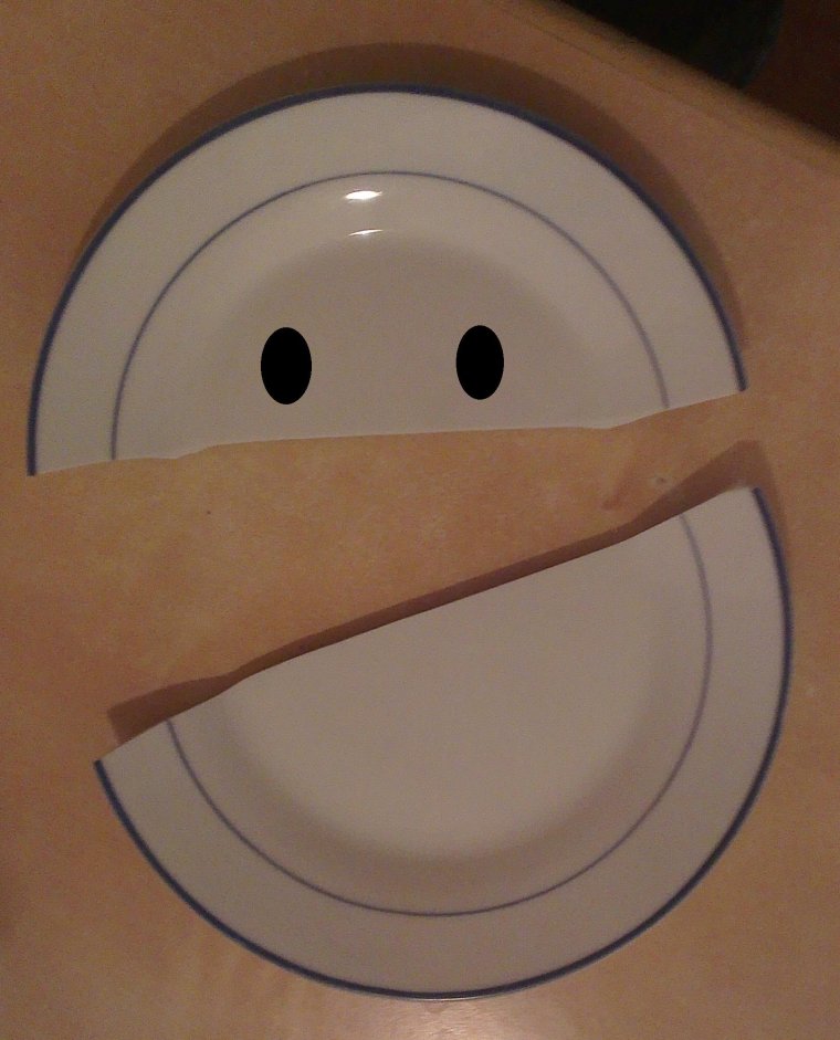 Разбитая тарелка