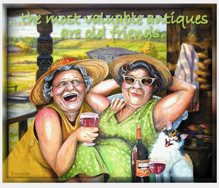 Веселые бабульки с днем рождения