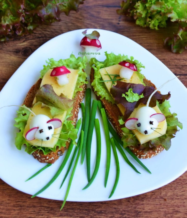 Украшение блюд для детей