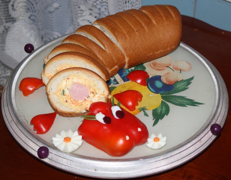 Блюда в виде колбасы