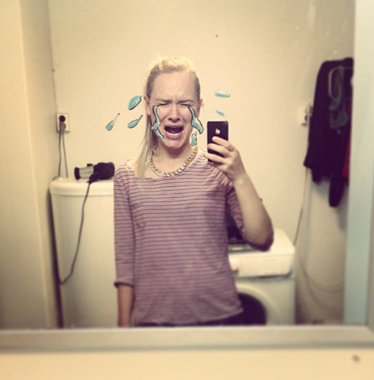 Странные селфи девушек