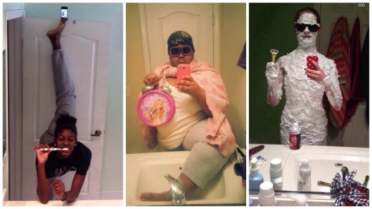 Самые тупые селфи девушек