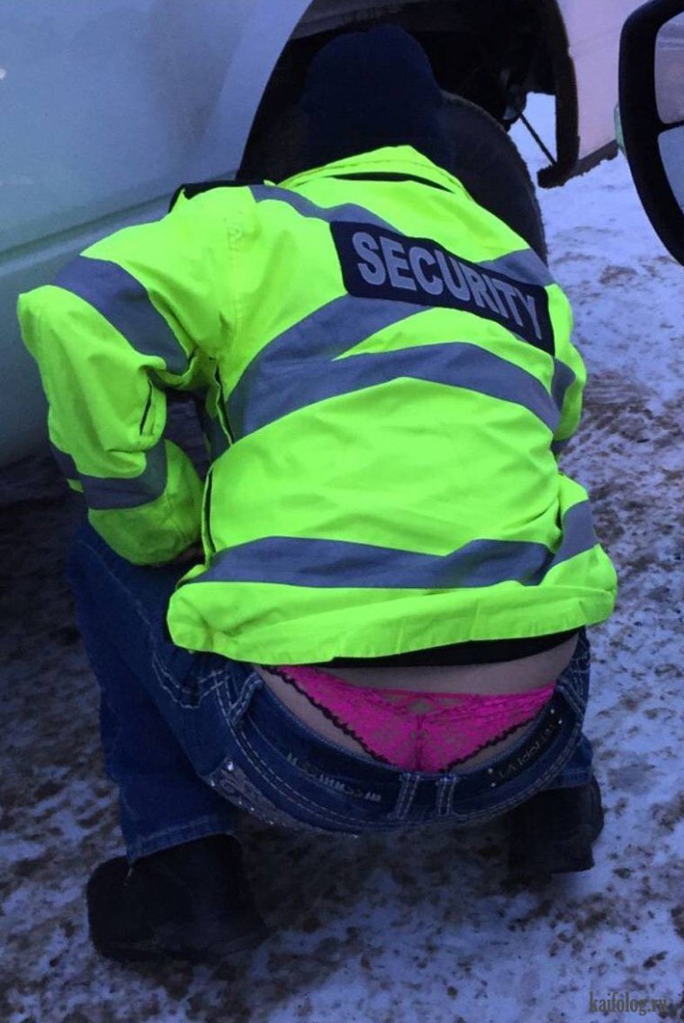 Прикольный охранник