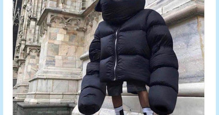 Человек в пуховике