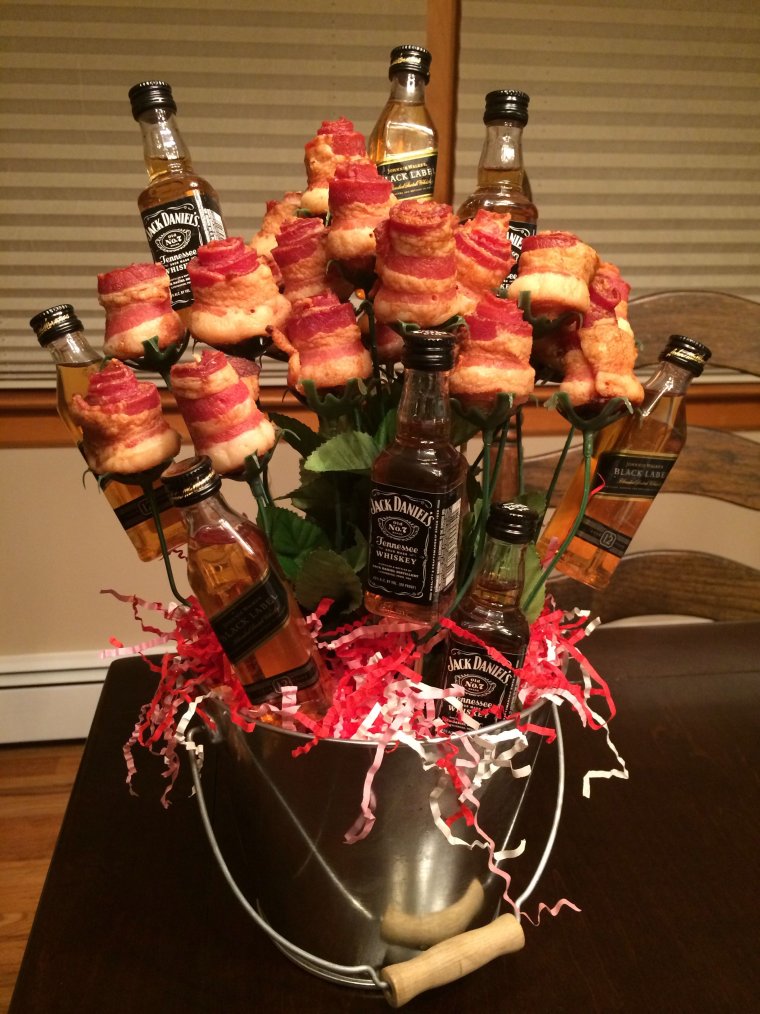 Букеты для мужчин прикольные