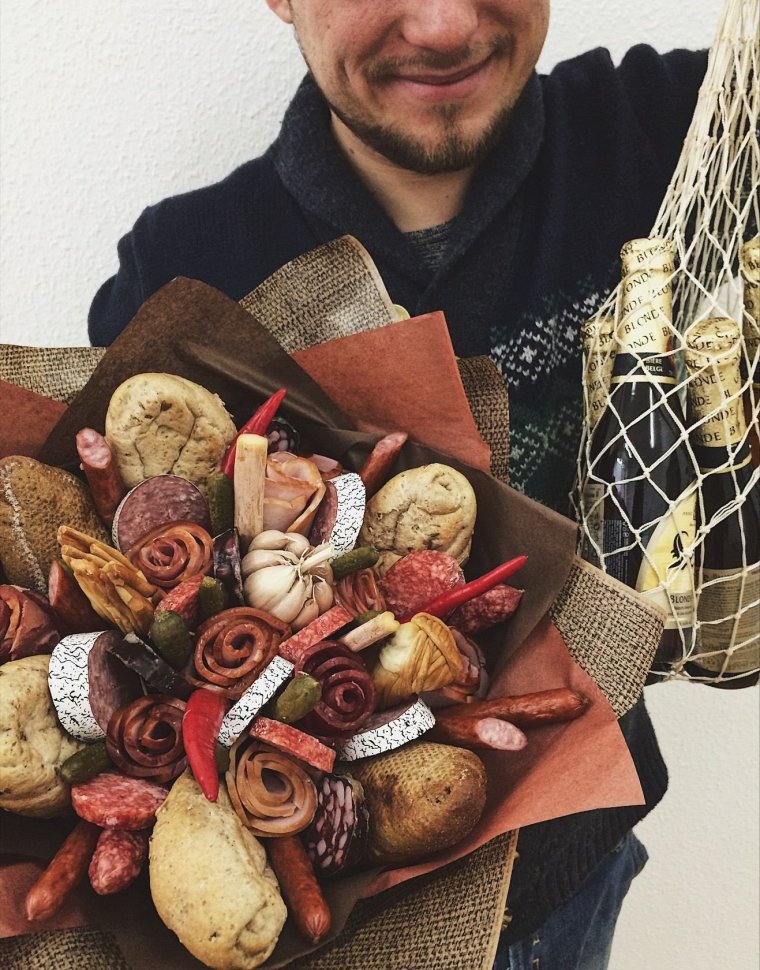 Подарочный букет для мужчины