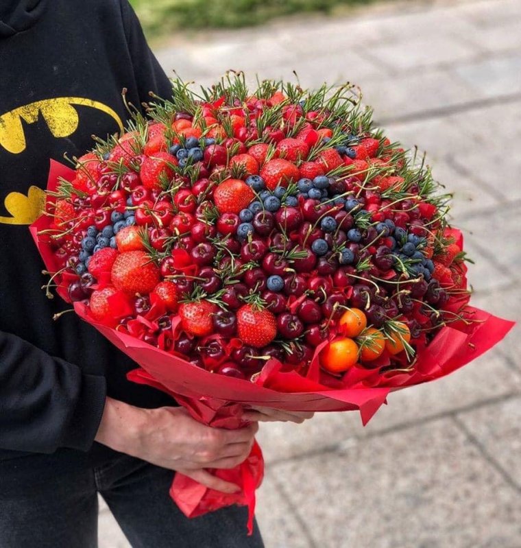 Прикольные букеты для женщин