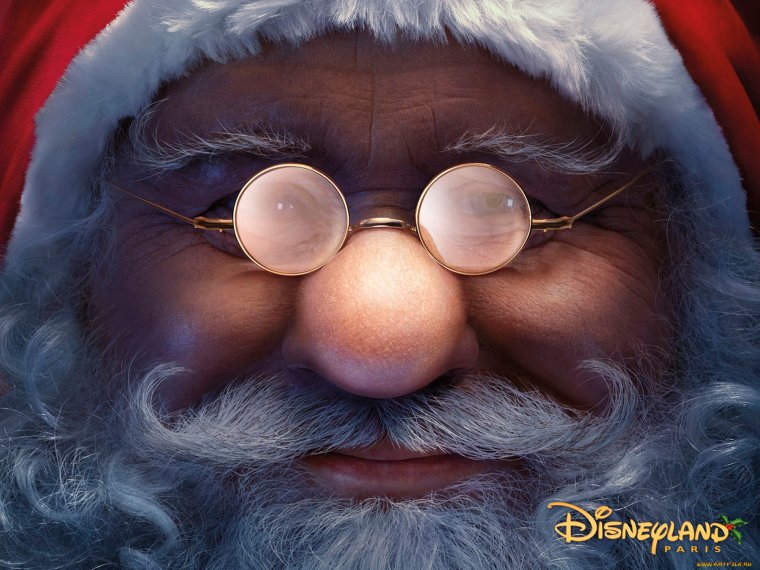 Веселый Санта Клаус