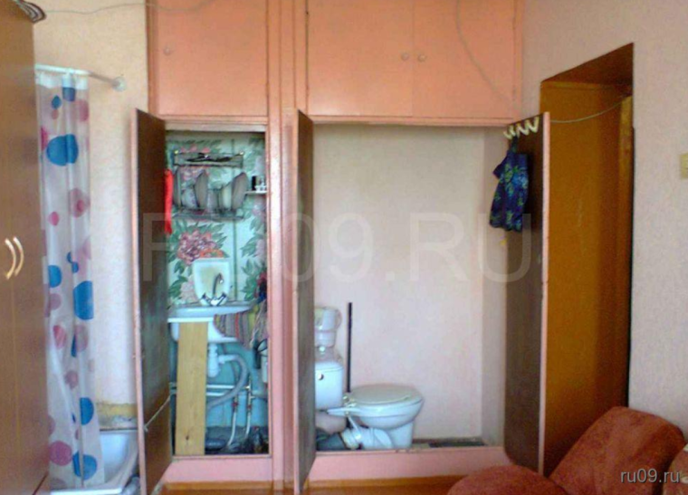 Квартира с туалетом на кухне