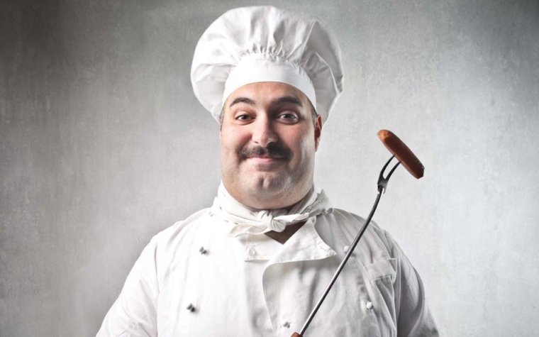 Шеф повар с усами