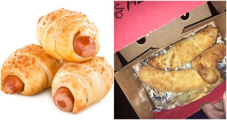 Сосиски в тесте косичкой