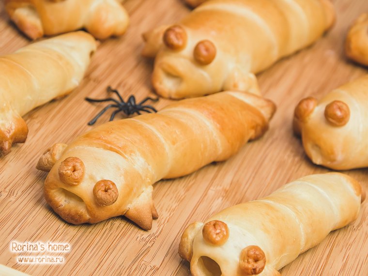 Сосиска в тесте для детей прикольные