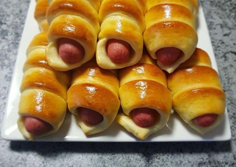 Сосиски в тесте детские