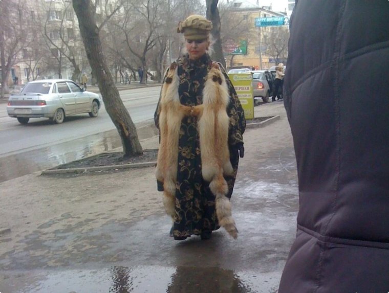 Смешная шуба