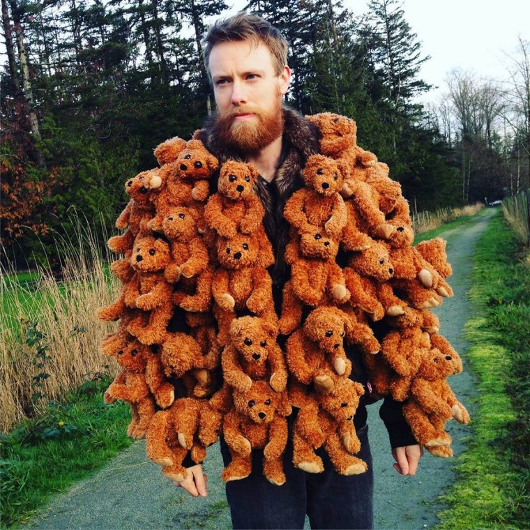 Смешная шуба