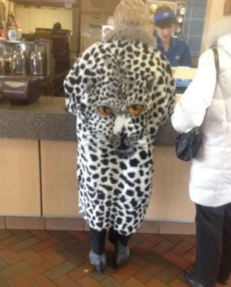 Леопардовая одежда безвкусица