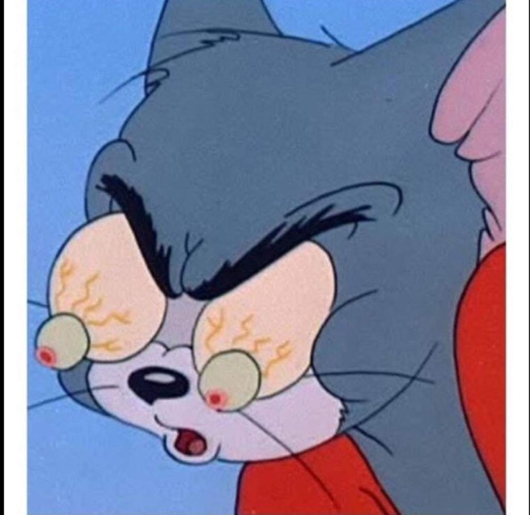 Том и Джерри лицо Тома