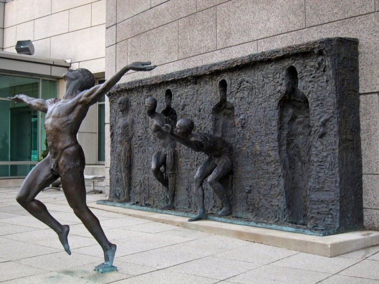 Скульптура Свобода Зеноса Фрудакиса местоположение