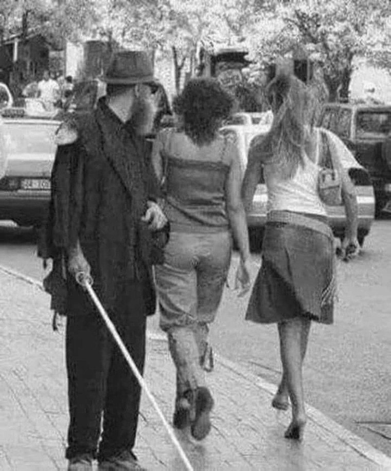 Слепой прозрел прикол