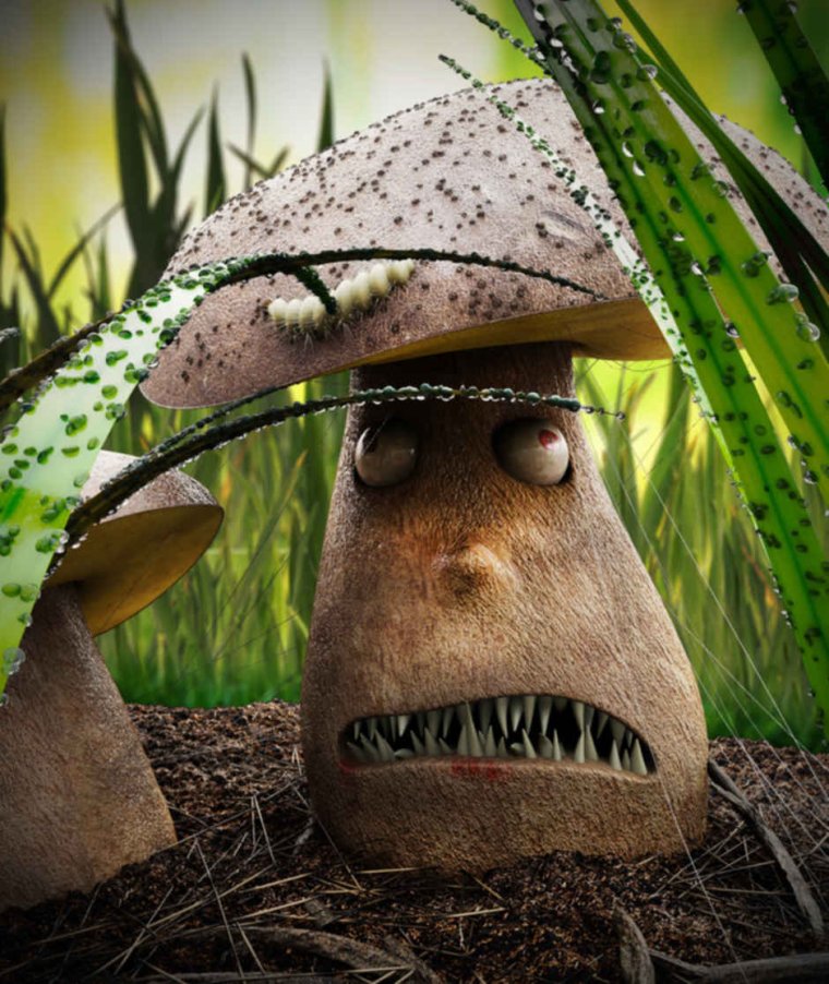 Живые грибы: