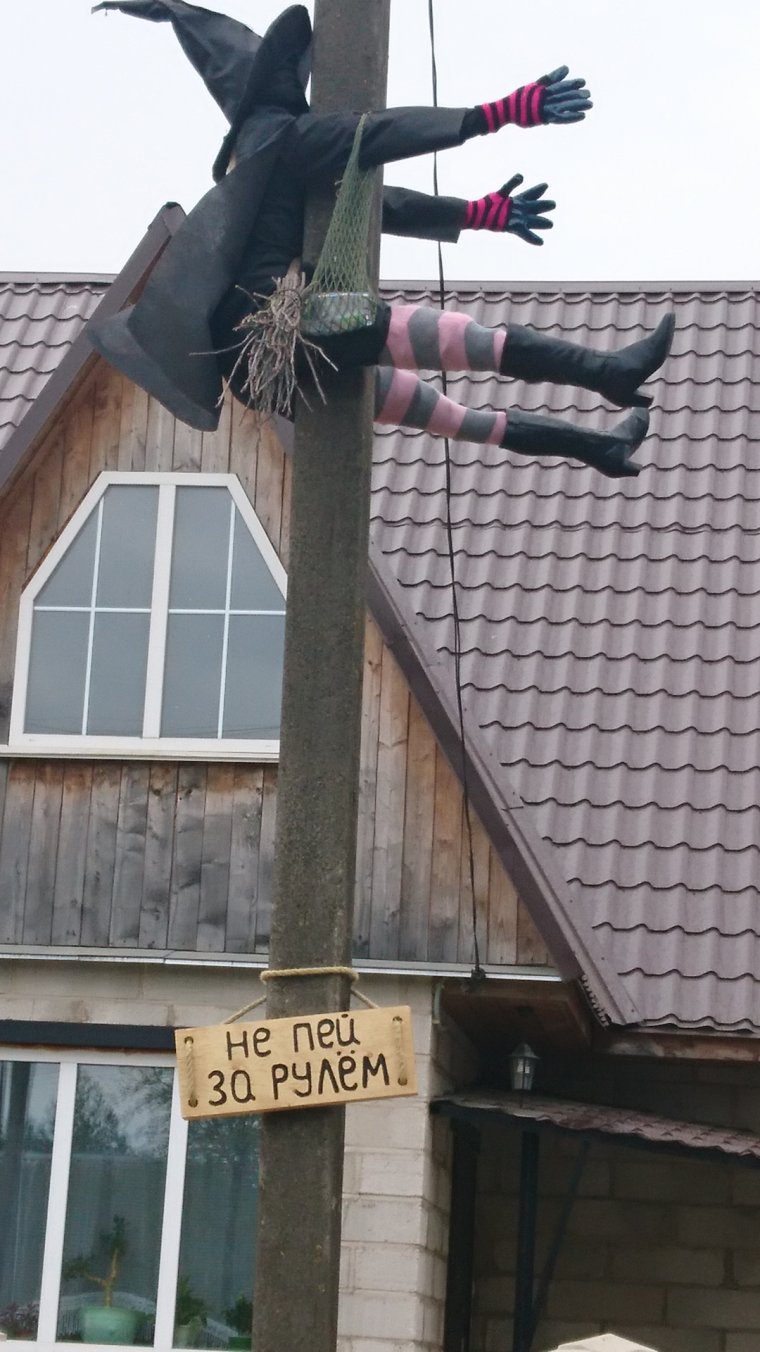 Ведьма на метле прикол