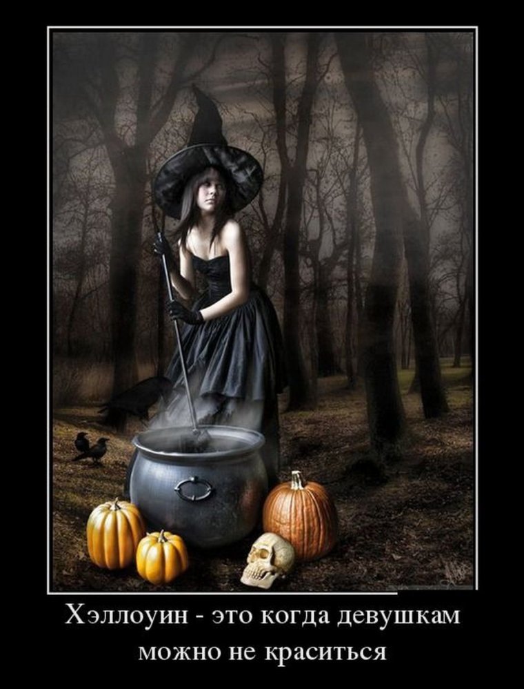 Девушка на метле