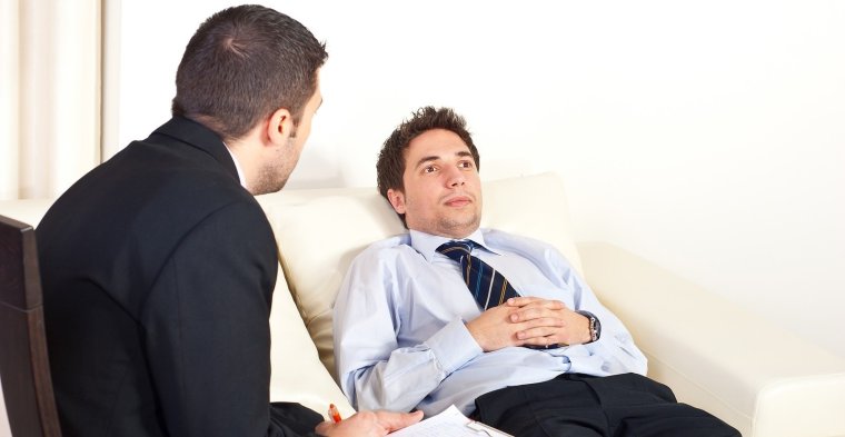 На приеме у психотерапевта