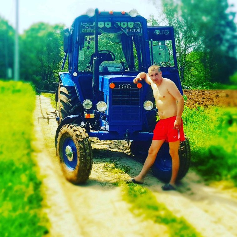 Свадьба на тракторе