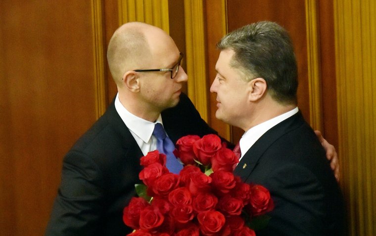 Яценюк и Порошенко